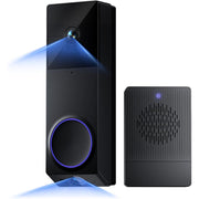 Wyze WVDB-DUO-BL Wireless Duo Cam Video Doorbell, Battery Powered, 2K Full HD Video, 2 Cameras