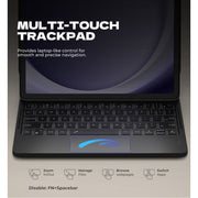 Dexnor Tablet Keyboard Case for Samsung Galaxy Tab A9 Plus 11 Inch, Backlit Magnetic Folio with Multi-touch Trackpad, Stylus Holder, Black, 3000598