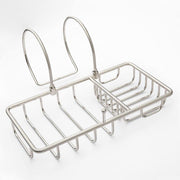 Signature Hardware RS-0910-BN Soap Basket with Sponge Holder - Brushed Nickel