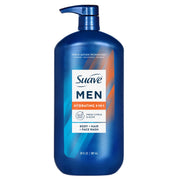 Suave Men Hydrating 3-in-1 Hair, Body, Face Wash with Glycerin and Vitamin E, Citrus Musk, 30 Fl Oz