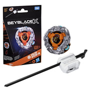 Hasbro Beyblade X Valor Bison FB UX Infinity Right-Spin Stamina Type Top with Launcher