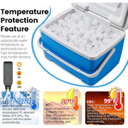 Suncall Cold Therapy Machine for Knee with 9Qt Fridge-Grade Cooler, Timer and Temperature Control, 12-Hour Ice Retention, Quiet Pump