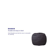 Flash Furniture Small Green Dot Kids Bean Bag Chair