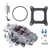 Shtlyh BR-67199 Holley Quick Fuel 650 CFM Electric Choke Race Carburetor, Double Pumper, Square Bore