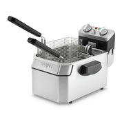 Waring Commercial Electric Deep Fryer, Stainless Steel, 10 lb Capacity, 1800W, 120V, Includes 3 Stainless Steel Baskets, 30-Minute Timer, Variable Temperature Control up to 390F, WDF1000