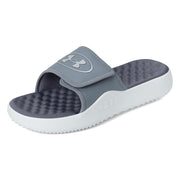 Under Armour Ignite Pro 8 Men's Adjustable Sport Slide Sandals, Grey, Size 8, 6000337