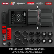 Mattel Brick Shop Hot Wheels '83 Chevy Silverado Building Toy Kit, 1:32 Scale, Black, 225 Pieces, Customizable, JKG42