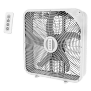 THE ASPEN AB-20US Box Fan with Remote Control - Quiet, Efficient Cooling, 3 Speeds, Over 2800 CFM