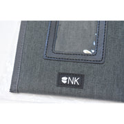 NutKase NK840GR-EL NK Student Cell Phone Pouch Gray Universal Fit W Hook & Loop Close
