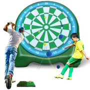 WFUN 6FT Inflatable Dart Board with Sticky Balls, Indoor/Outdoor Sport Fun Party Play Game Toys