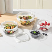Better Homes & Gardens Round Tritan Food Storage Containers with Airtight Lids, BPA-Free, Microwave and Freezer Safe, Set of 4, 8 Pieces, White, 48977