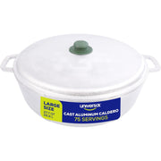 Universal L79082 Stainless XL Aluminum Caldero 75 Cups - 27.7 QT/26.6 L