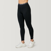Free Country Women's Microtech Heat Cocarber Base Layer Pants, Eco-Friendly, Moisture-Wicking, Anti-Odor, Black, 2-Pack, 2XL, H40LB4973