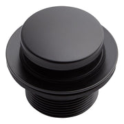 Signature Hardware 485444 Toe Touch Tub Drain Kit Matte Black Bath and Shower Accessories Bathtub Components Tub Wastes and Overflows