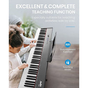 Moukey MK2017 88 Key Full-Size Weighted Electric Piano with 43 demo songs 83 rhythms 128 Premium Tones
