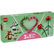 LEGO Hearts & Flowers Gift Set, 3 in 1 Building Toy Set, 661 Pieces, Multicolor, Ages 9+, 66817