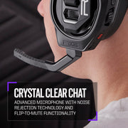 Nacon RIG 900 MAX HX Dual Wireless Gaming Headset, Dolby Atmos 3D Audio, Bluetooth 5.2, Multi-Function Charging Base, Black, 10-1647-01