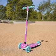 GOTRAX GT-BOBLOO Bobloo 3-Wheel Light-Up Kick Scooter For Kids,Pink
