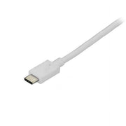 StarTech.com USB C to DisplayPort Cable, 6 ft, 4K 60Hz, White, CDP2DPMM6W
