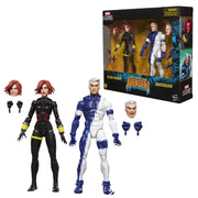 Hasbro Marvel Legends Series Black Widow and Quicksilver 6-Inch Action Figures Collectible Set with 6 Accessories, Fully Articulated