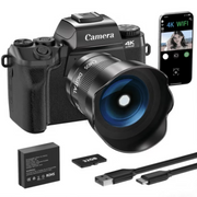 Saneen Digital Camera for Photography 4k 64MP WiFi 4.0
