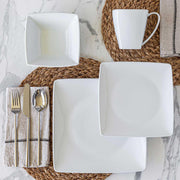 Overandback 2369 32-Piece Squared Dinnerware Set