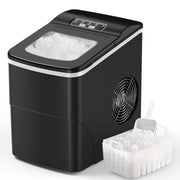 Kndko HZB-12B 9Pcs/6Mins, 2 Sizes of Bullet-Shaped with Scoop & Basket, Black - Material: ABS