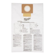 Milwaukee 49-90-1979 Shop Vac Wet/Dry Vac Dust Collector Bags 6 gal 5 pc