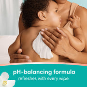 PROCTER & GAMBLE 94646091 Pampers Wipes, Clean & Calm, Cotton Blossom Scent, 672 Wipes Total (12X Pop-Top Packs)