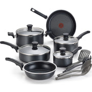 T-Fal C565SE64 Comfort Nonstick 14 Pc Set, Black