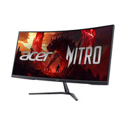 Acer Nitro ED0 34in Curved UWQHD Gaming Monitor, 3440 x 1440 Resolution, 120Hz Refresh Rate, 1ms Response Time, AMD FreeSync Premium, HDR10, Black