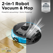 Shark Matrix 2-in-1 Robot Vacuum & Mop with No Spots Missed on Carpets & Hard Floors