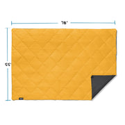YETI Lowlands Camping Blanket, Waterproof, Padded, Insulated, Pet Hair Resistant, Fireside Red, 55 in x 78 in