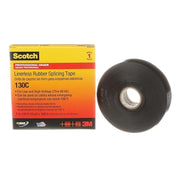 3M Scotch Linerless Electrical Splicing Tape 130C for Wires and Cables, 1 in x 30 ft - UV Resistance