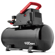 Hyper Tough 3-Gallon Oil-Free Portable Air Compressor, 110 PSI, Corded Electric, Black