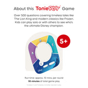tonies Tonieplay Set Disney Quiz Kingdom Game, Over 500 Questions, Universal Controller, Screen-Free Interactive Play, Ages 5+