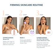 Foreo Bear 2 Advanced Microcurrent Facial Device with Supercharged Serum 2.0 and Triple Action Intense Moisturizer, Lavender, F222D