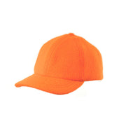 Crown Cap Fitted Wool Cap for Men, Blaze Orange, M