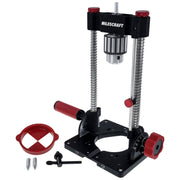 Milescraft Drill Mate Pro Portable Drill Press Guide, Heavy-Duty Metal, 1/2 in Keyed Chuck, Adjustable Angle 0 to 60, Model 1348
