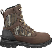 Carhartt 81487825 Ironwood Waterproof Camo Work Boots for Men - Brown/Mossy Oak Bottomland - 13W