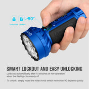Olight Marauder Mini Rechargeable LED Floodlight, 7,000 Lumens, Cool White, Midnight Blue