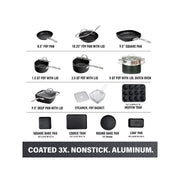 Granitestone 7081 Diamond 20pc Cookware/Bakeware Set