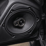 Jensen 3-Way Aramid Fiber Coaxial Car Speakers, 5x7 and 6x8 Inch, 720W Peak Power, 120W RMS, Black, Pair, WJS68R