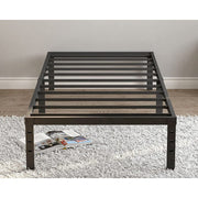 Eavesince Twin XL Platform Bed Frame, Heavy-Duty Alloy Steel, 18 in Height, Black