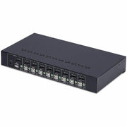 StarTech 8-Port DisplayPort 1.2 KVM Switch, 4K 60Hz, USB 2.0 Hub, Push-Button and Hotkey Switching, 1U Rack Mount Kit, R8AD122-KVM-SWITCH