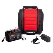 MarCum Roamer Lithium Shuttle Kit, 12V 6Ah LiFePO4 Battery, Dual USB Power Ports, Compact Red Case, RFLKIT