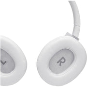 JBL JBLT710BTWHTAM Tune 710BT Wireless Over-Ear Bluetooth Headphones with Microphone, 50H Battery, Hands-Free Calls, Portable (White)