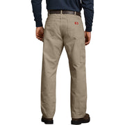 Dickies Relaxed-Fit Straight-Leg Carpenter Duck Jeans for Men - Rinsed Desert Sand - 36x32