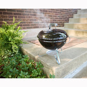 Weber Smokey Joe 14.2 in. Portable Charcoal Kettle Grill, Compact Lightweight, Black, Tuck-N-Carry Lid Lock, 1501695