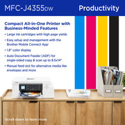 Brother INKvestment 4355 Wireless Color Inkjet All-in-One Printer, 1.8